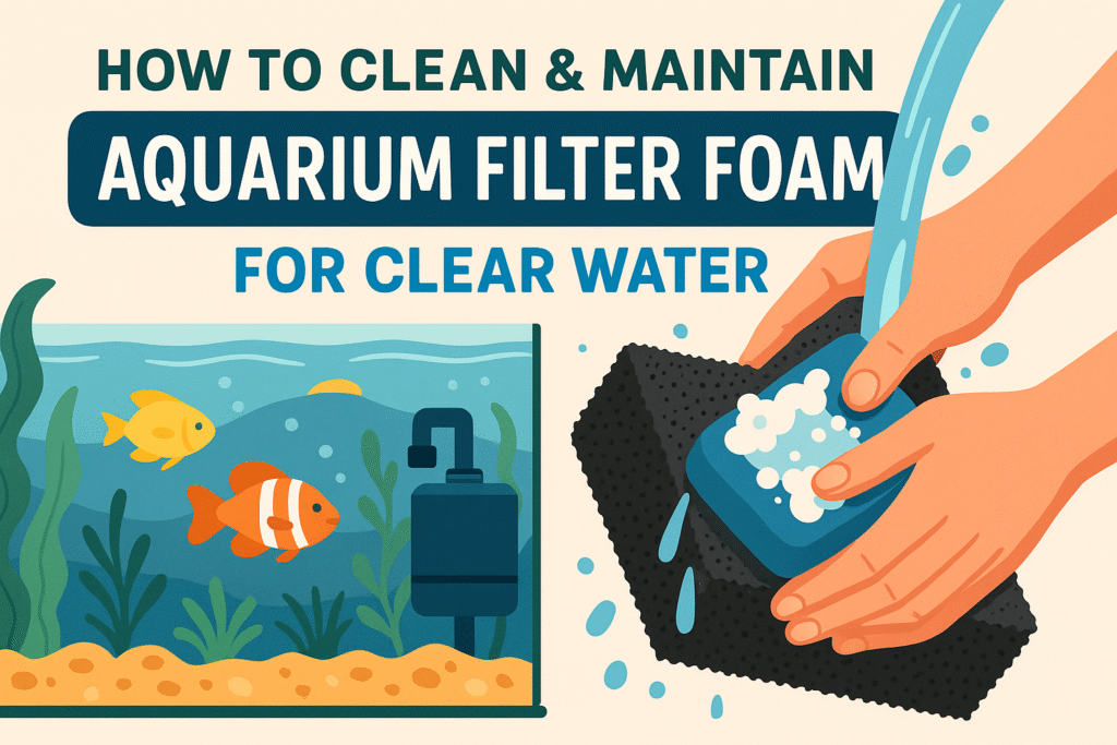 Photo inspiration: Maintaining Aquarium Filter For Optimal Water Clarity Reference: How To Clean And Maintain Aquarium Filter Foam For Clear
