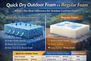 Quick dry outdoor foam vs regular foam real diffrence