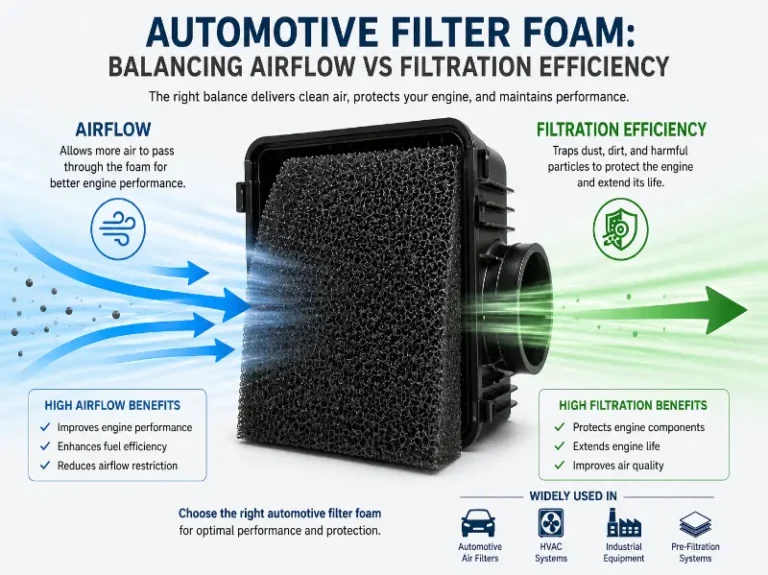 Guide to Automotive Filter foam - airflow vs filtration
